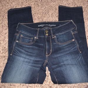 american eagle straight leg jeans